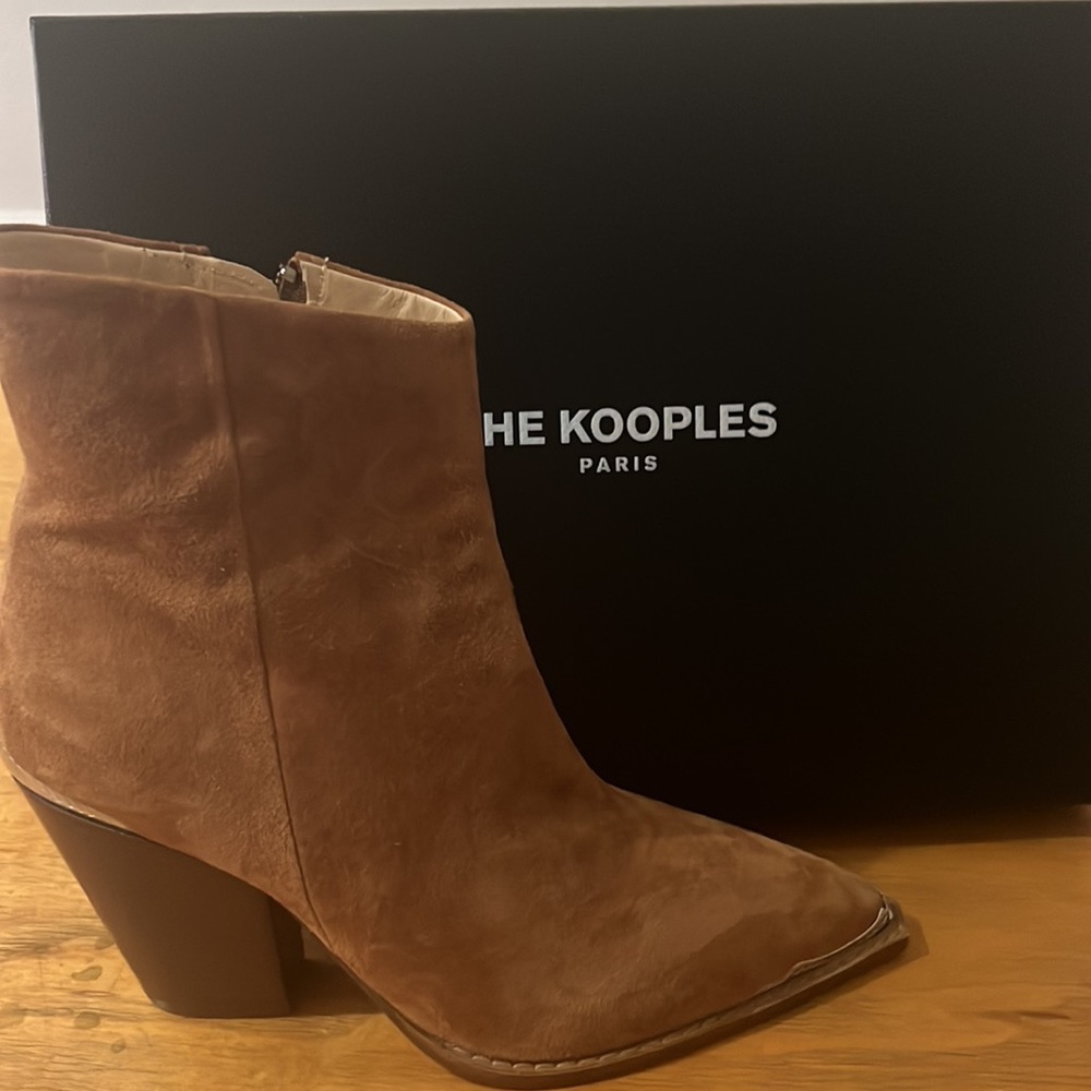 Suede leather boots. New in box never worn